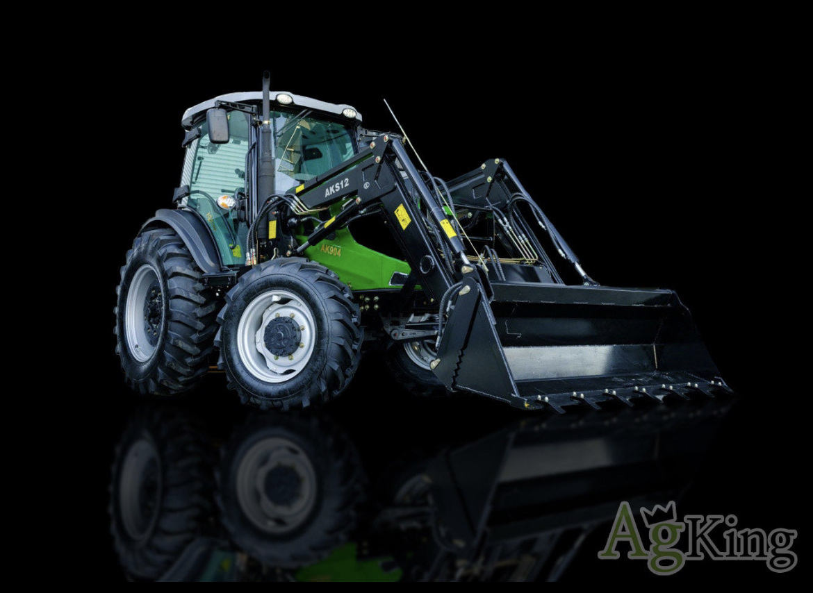 Reflection The AgKing AK904C 90hp Air-Conditioned Cabin Tractor.